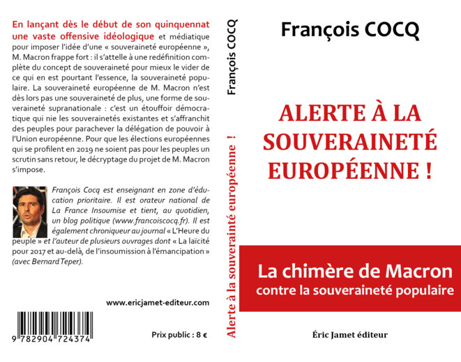 Livre de François Cocq alerte a la souvaireneté europeenne